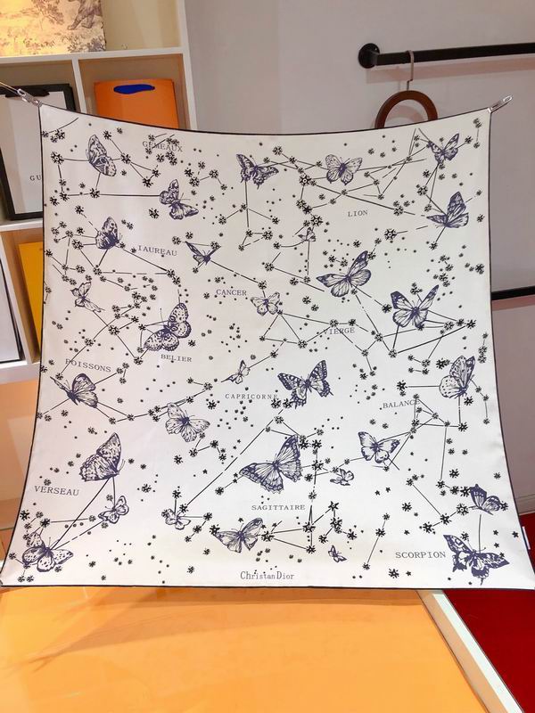 Dior silk scarf 90X90cm E41 (24)